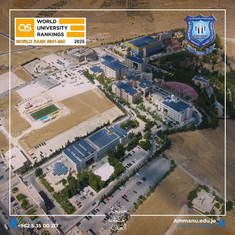 عمان الاهلية تحتفظ بصدارتها للجامعات الأردنية الخاصة وبالمرتبة الثالثة على الجامعات محلياً وتتقدم 40 مرتبة وفق تصنيف Qs ...
